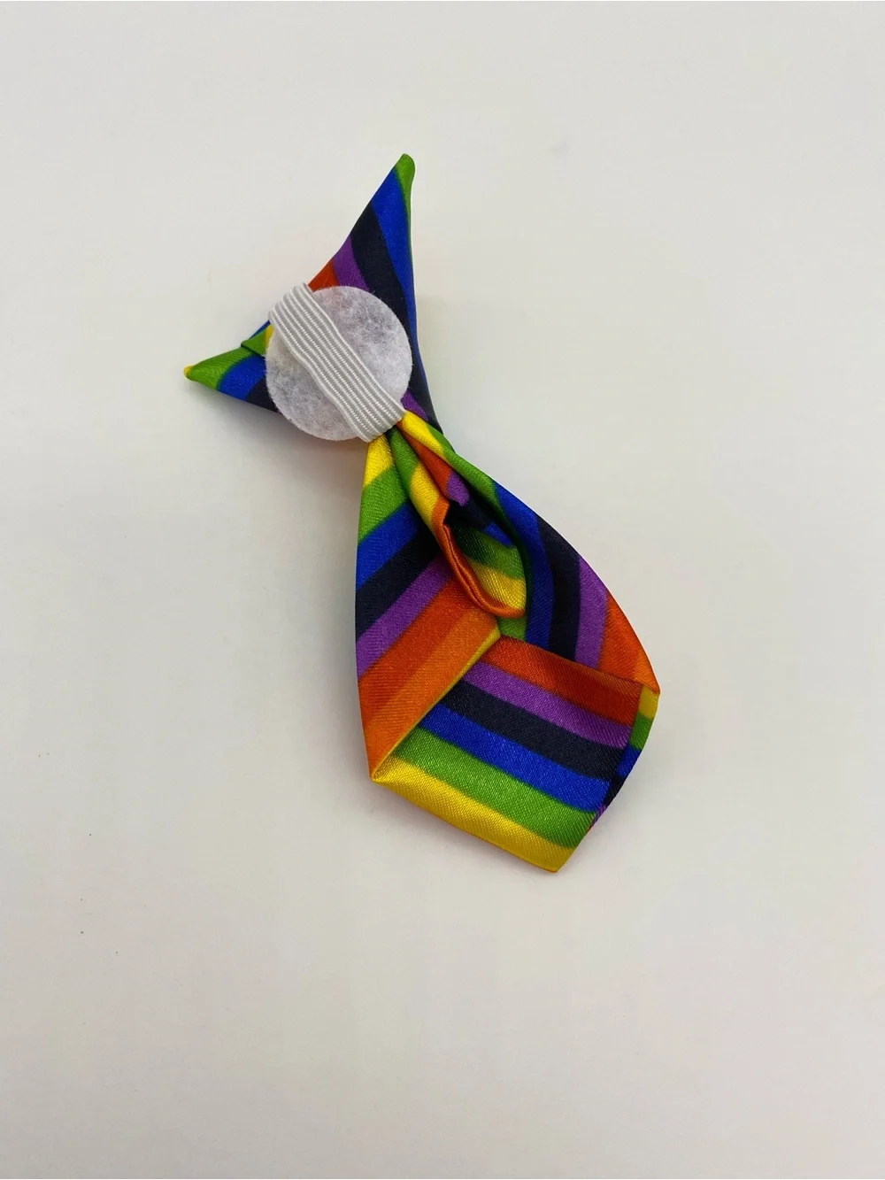 Pet Rainbow Neck Tie Fashion Accessory for Dogs and Cats